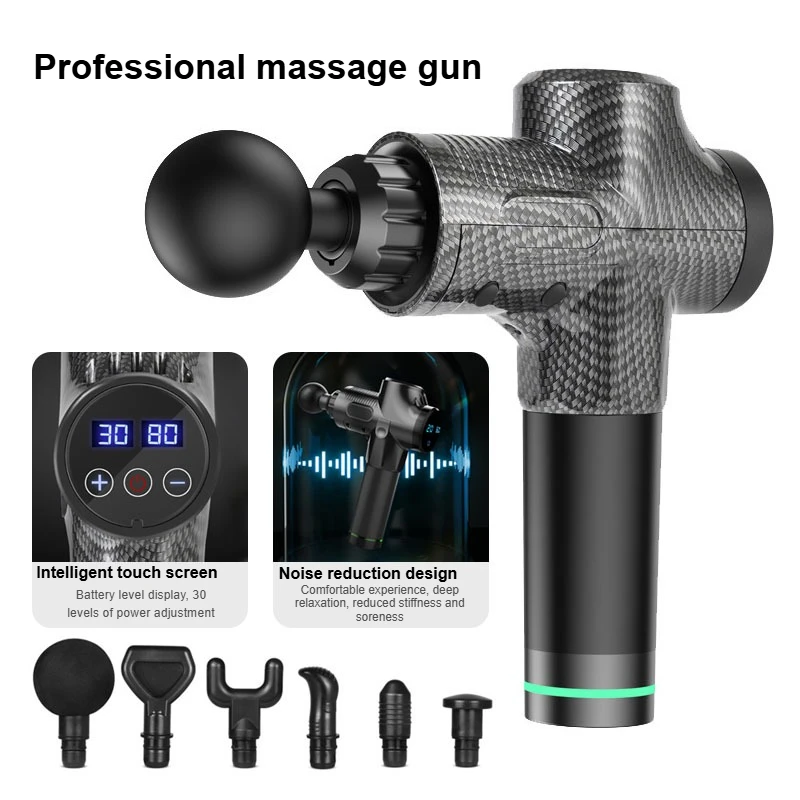 

Multi functional yoga and fitness professional massager, intelligent multi level adjustment, muscle relaxation,impact fascia gun