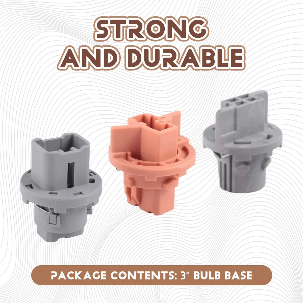 #25A Bulb Socket,For Toyota Land Cruiser Prado 2003-2009 Tail Light Socket Set (ABS)