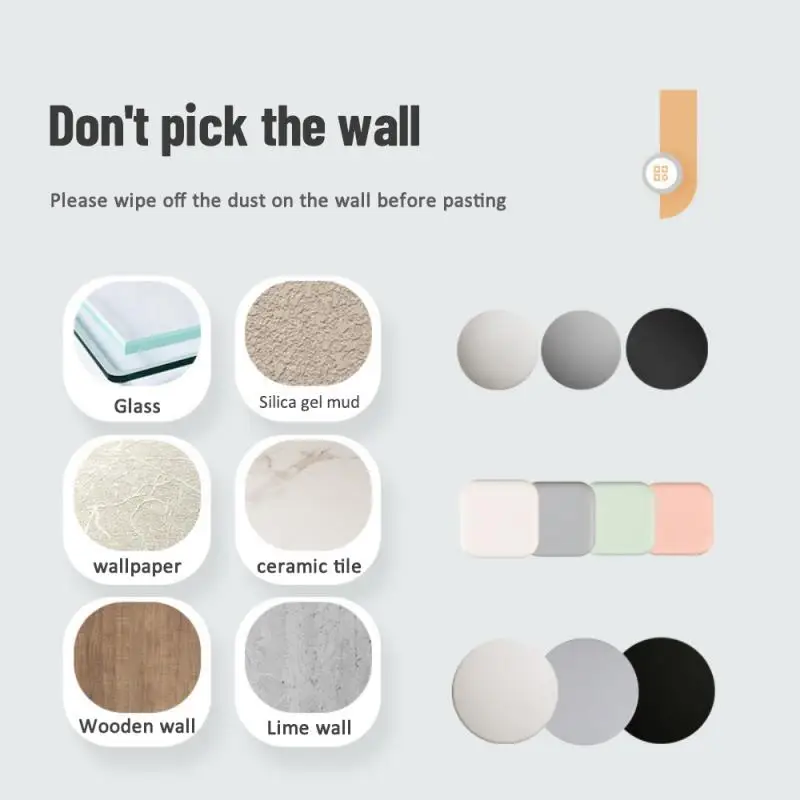 Wall Mat Door Protection Pad Creative Wholesale Home Products Mute Stickers Silicone Stopper Accessories Tools Mute Rubber Pad