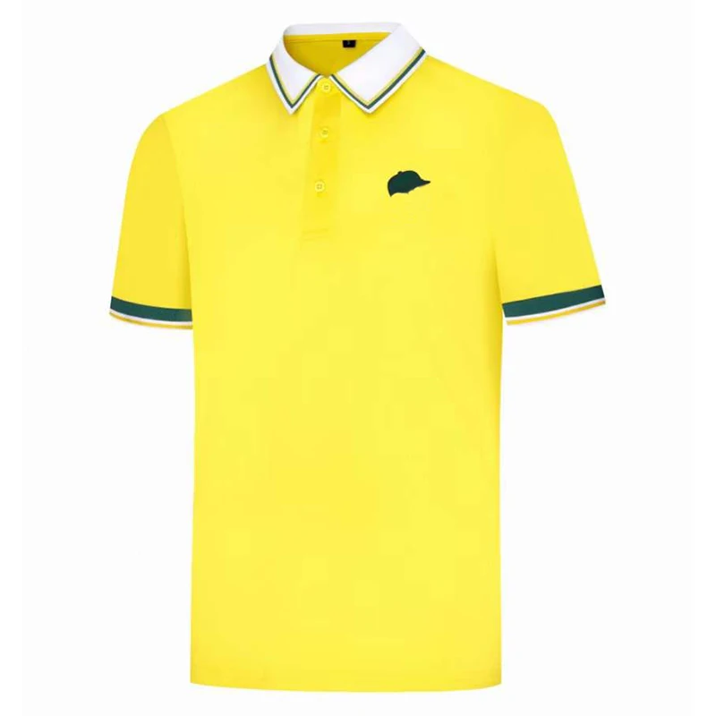 

Golf New Sports Shirt Summer Men's Slim Fit Versatile Short Sleeve T-Shirt Outdoor Quick Drying Elastic POLO Shirt Casual Top