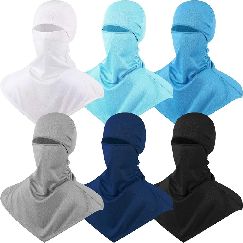 Men Tactical Balaclava Face Mask Summer Sun Protection UV Protection Breathable Long Neck Covers Hiking Scarves Cycling Helmet