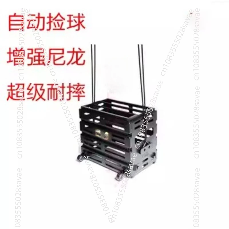 多機能テニスボールバスケット、ボールコレクター、車輪付きボールキャッチバスケット、耐衝撃性
