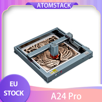 ATOMSTACK A24 PRO 24W Laser Engraver Cutter Fixed Focus 0.02mm Engraving Precision 600mm/s Engraving Speed App Control 365x305mm