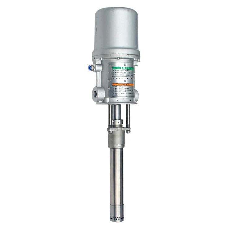 YONJIA pneumatic plug-in barrel pump drum pump can transport high-viscosity fluid and high-pressure output