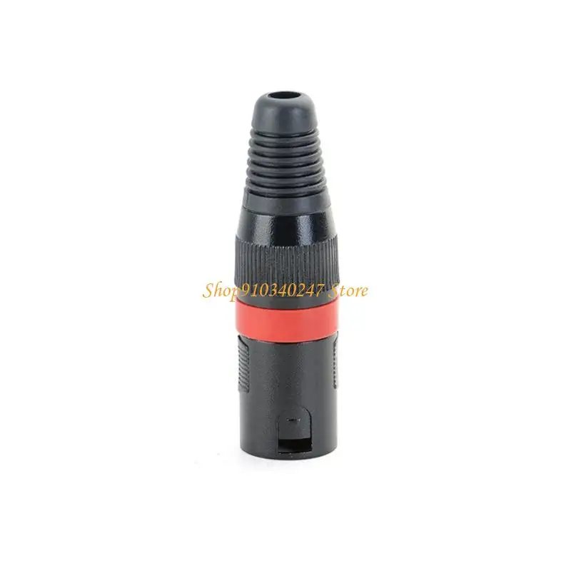 Q22A Professional Sound Cable Connectors 3 Pin 3Pin Microphones Male Plugs Professional Microphones