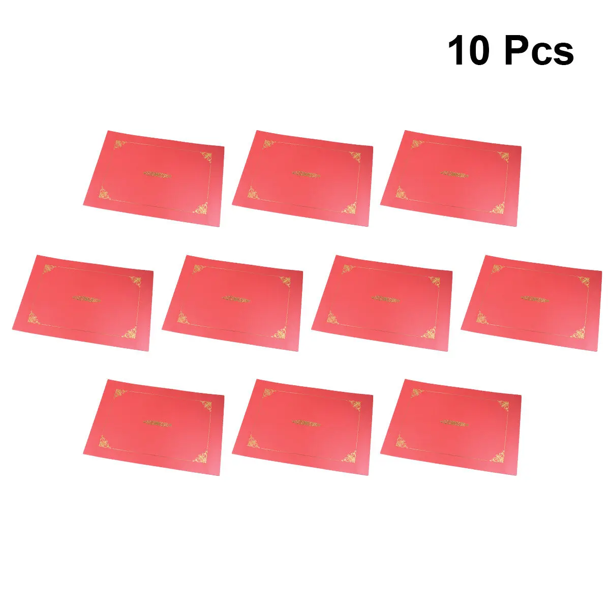 10Pcs 10Pcs Certificate Cover Holder For Home Document Storage Office Manager A4 Letter Size Stylish Golden Foil Embellished - Aliexpress Deal