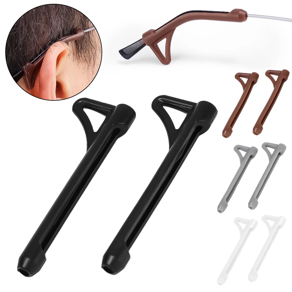 1/2/5/10Pairs Glasses Anti-slip Cover Anti-lost Silicone Ear Hook Glasses Legs Sleeve Holder For Sunglasses Glasses Accessories