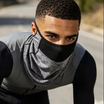 

Summer Cycling Neck Gaiter Mask Reflective UV Protection Quick Dry Breathable Face Cover Scarf with Drawstring for Men Women Rid