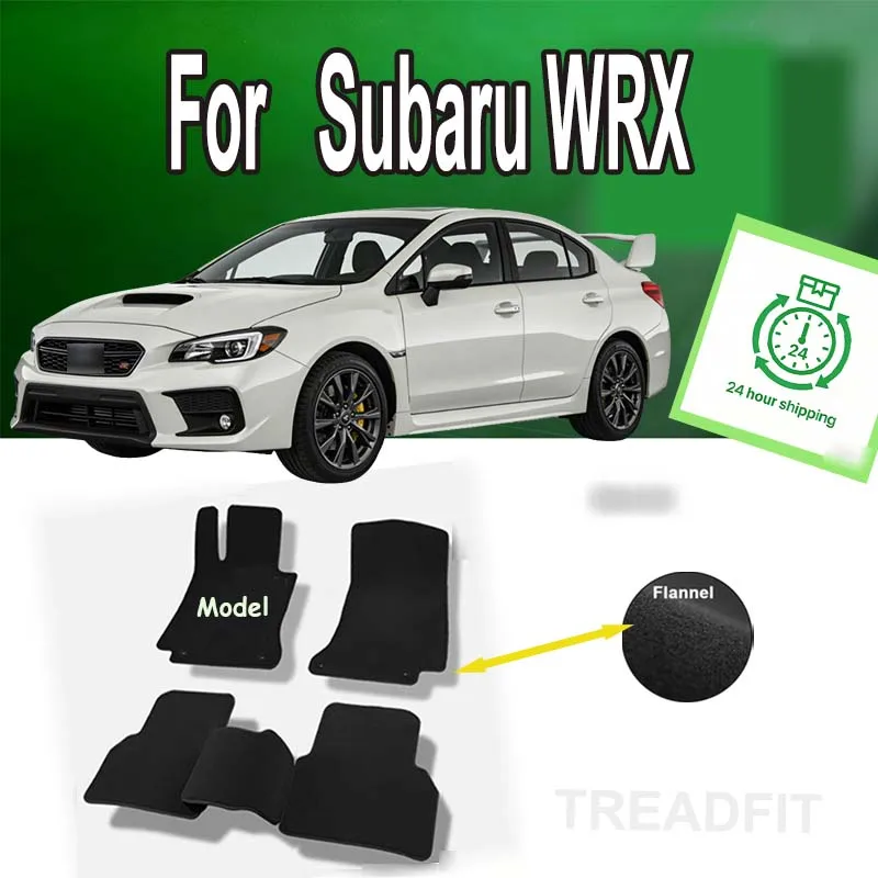 

Нейлоновые замшевые автомобильные коврики для Subaru WRX 2015-2021 VA, покрытие для пола, коврики для салона, подкладки для ног, автотовары