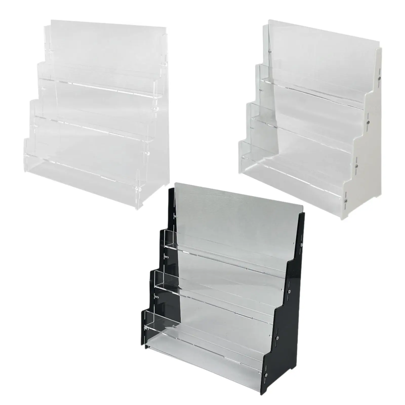 Sports Card Display Shelf Stand Shelf Showcase Trading Card Display Stand for Window Display Retail Exhibitions Store Desktop