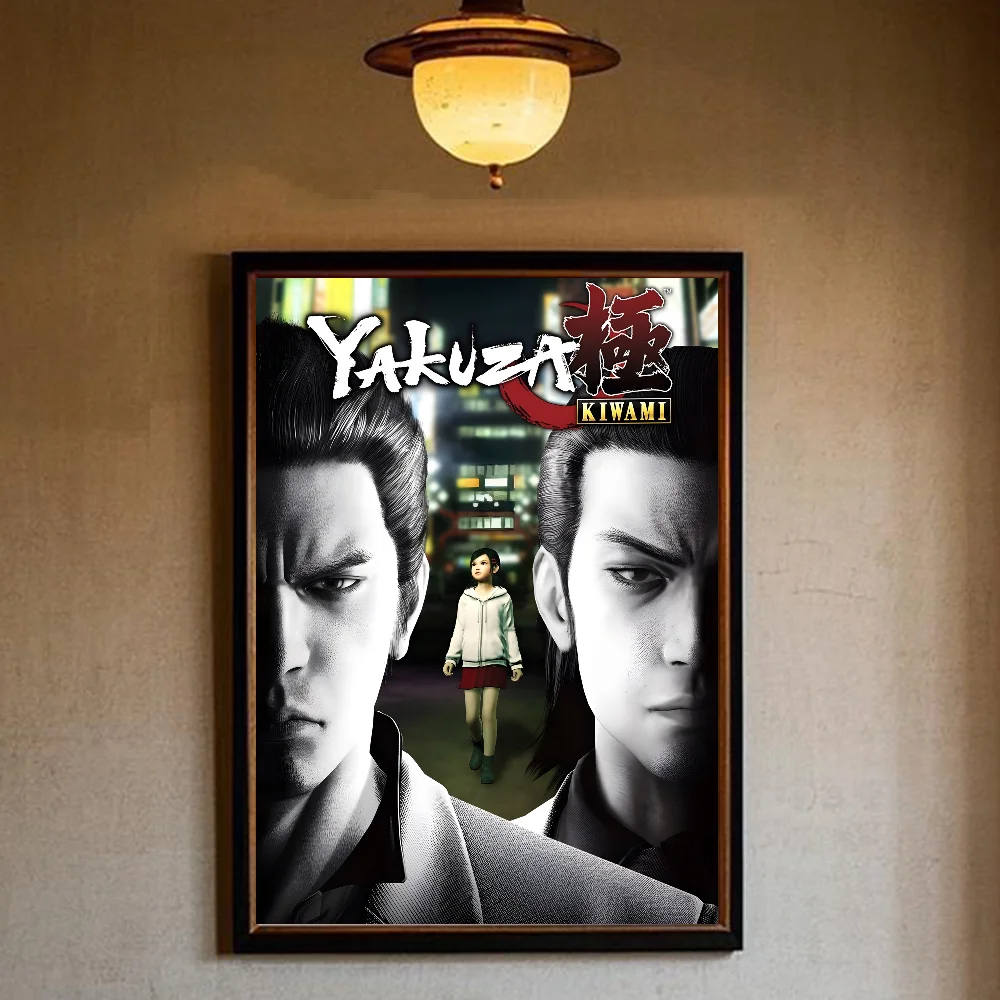ملصق لعبة Yakuza Like a Dragon عالي الدقة على الحائط اللاصق المقاوم للماء وغرفة المعيشة المنزلية وغرفة النوم والديكور الجمالي