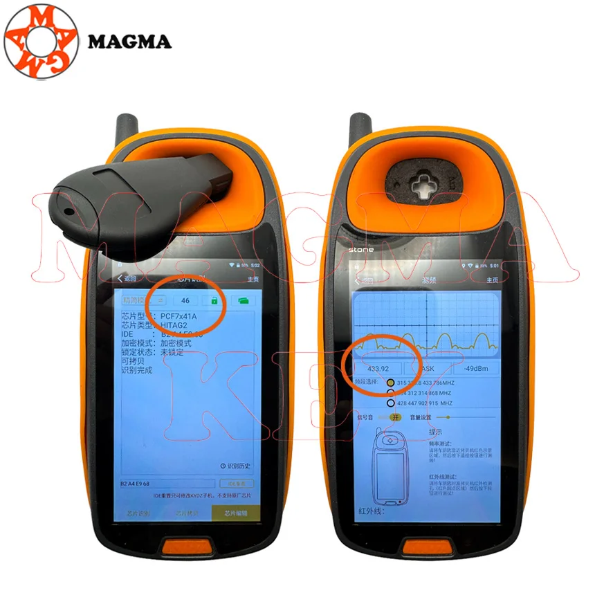 MAGMA 433Mhz ID46 مفتاح السيارة عن بعد فوب M3N5WY783X لكرايسلر تاون آند كونتري جيب جراند شيروكي دودج كارافان رحلة IYZ-C01C #5