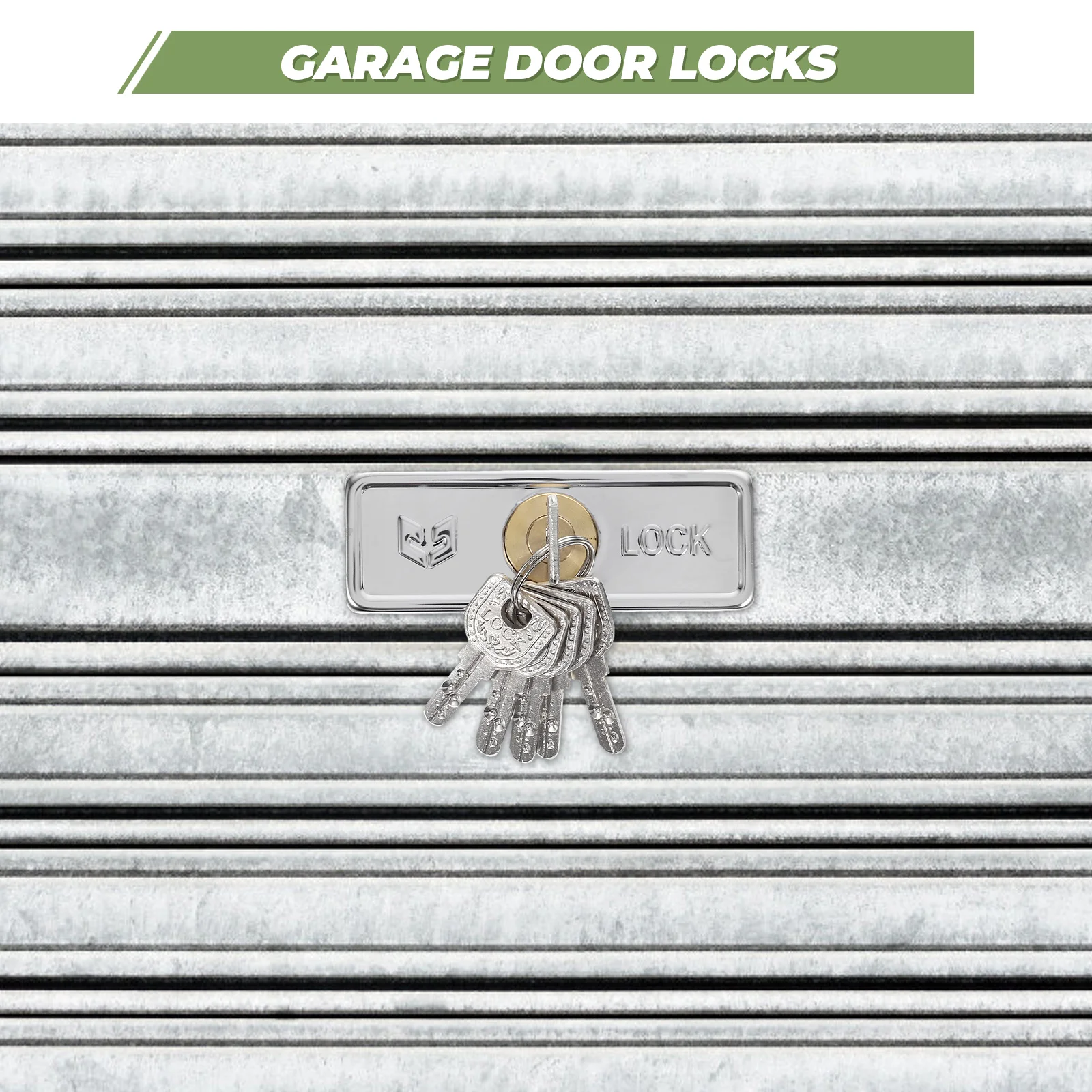 Roller Door Lock Garage With Keys Vertical Keyway Warehouse Locks Shutter Latch Rolling