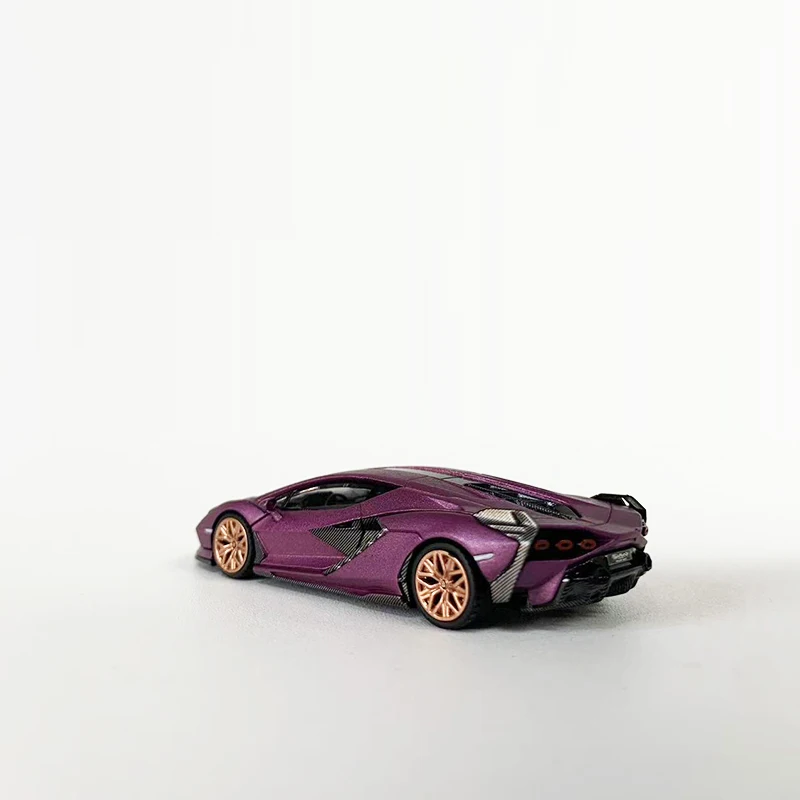 MINIGT 1:64 Model Car Lambor Sian FKP 37 Metal Sport Vehicle Matt Purple #588 LHD