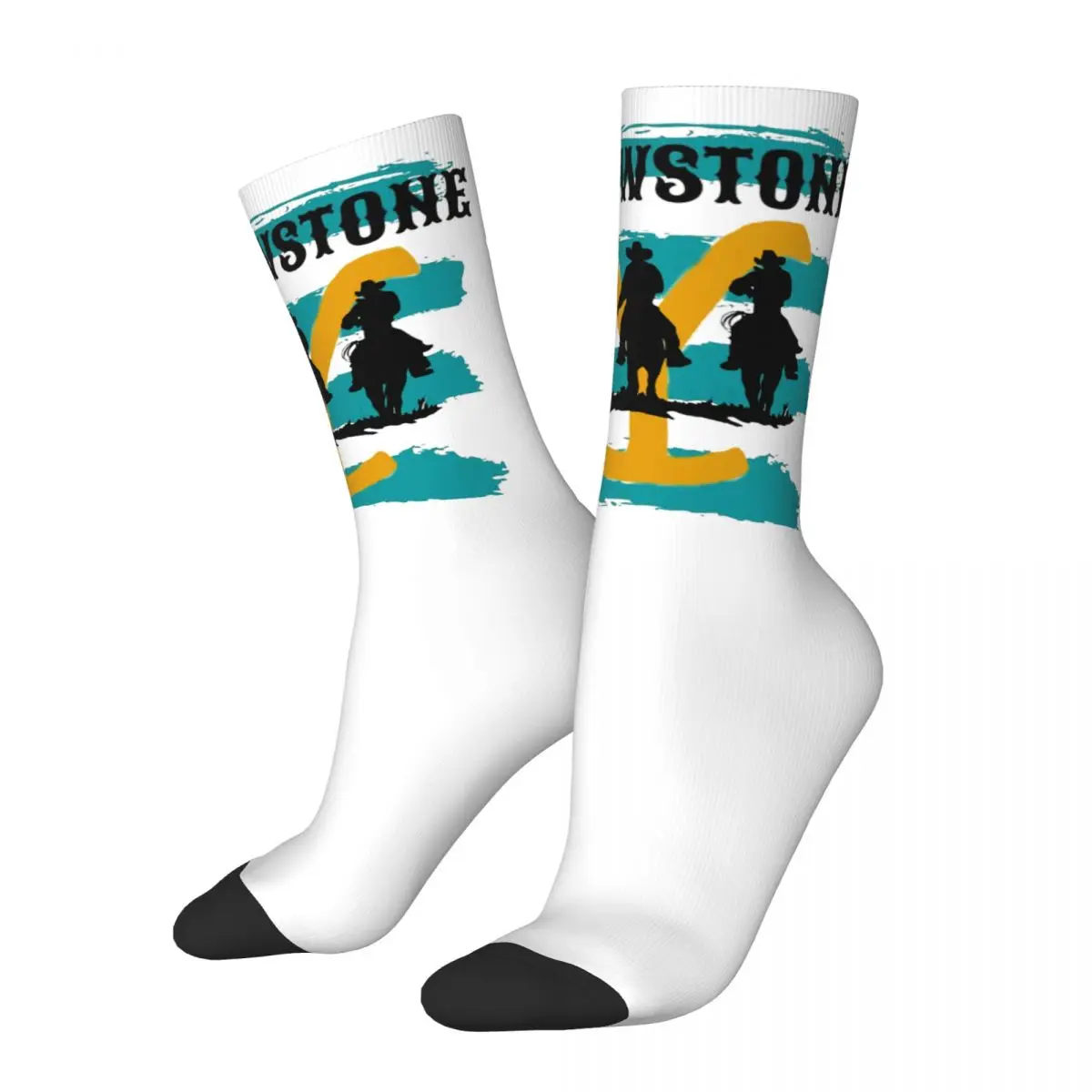 Cowboy Et De Yellowstone Dutton Ranch Men Women Socks,Leisure Beautiful printing Suitable for all seasons Dressing Gifts