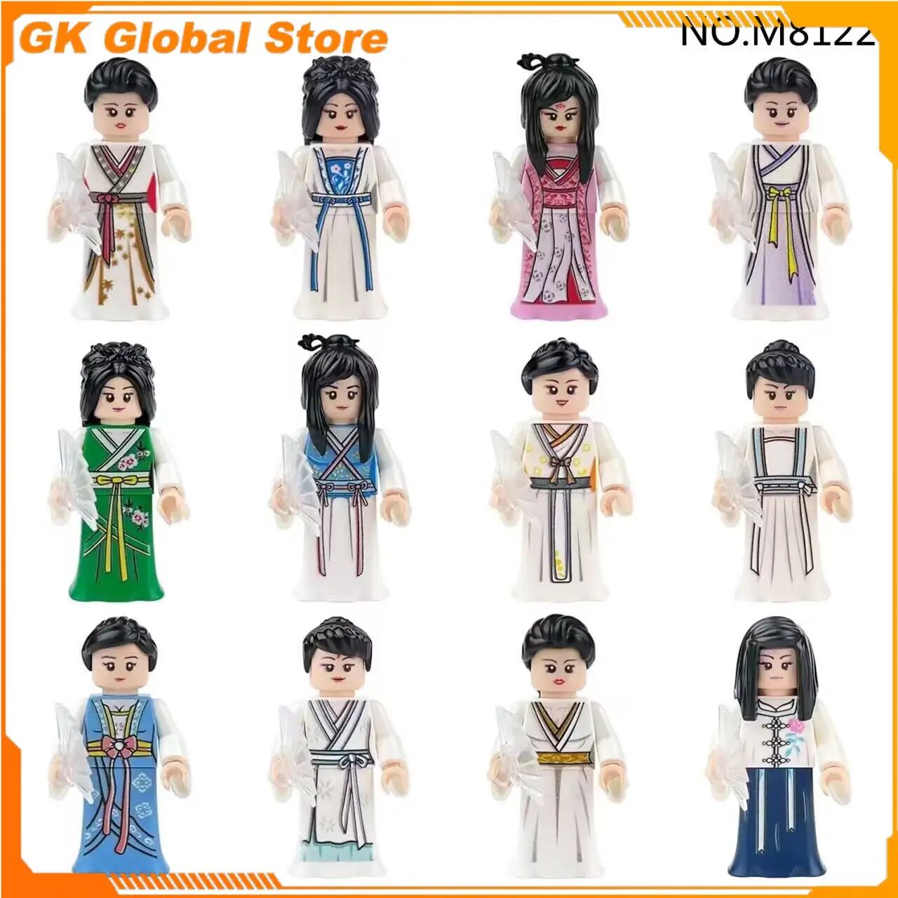 

New 4cm Movie Figure Perimeter Plastic Model Assembling Building Blocks Desktop Decoration Ornaments Kids Birthday Gifts Toys