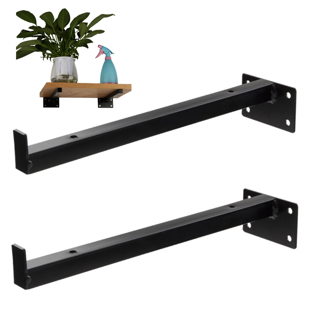

2 шт. настенный кронштейн для полки 25 см железная поддержка для хранения для гостиной офисные книжные полки стеллажи для хранения полка для дисплея