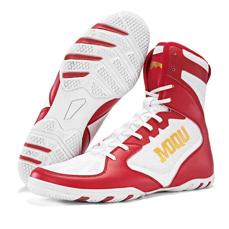 New men's and women's boxing shoe wrestling shoes High-quality breathable anti slip motorcycle boots Hiking shoes Multifunc