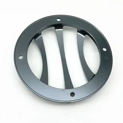 2 Pcs Car Midrange Speaker Cover 3.5 Inch Gray Two-bar Titanium Color Three-bar Speaker Grille Protective Cover 3.5‘’