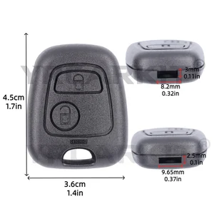 Autoschlüssel -FOB -Shell -Hülle, 2 Peugeot 206, 207, 307, 408, 607, Citroen C1, C2, C3, C4, Xsara Picasso 12 Hauptverkaufseinkaufswagen C4 Picasso - №9
