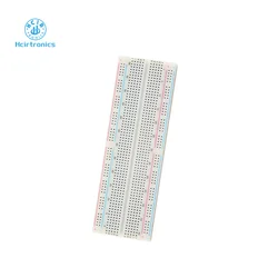 MB-102 Breadboard with Red and Blue Lines 830 Holes Point Laboratory Connection Board PCB Bread Board MB102 For Arduino