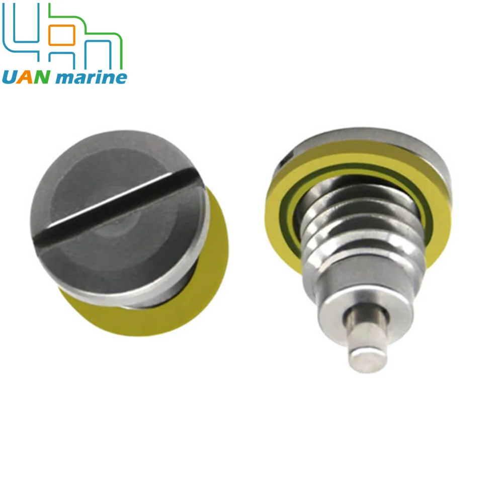 2 PCS 8M0058389 Marine Magnetic Outdrive Gear Case Drain Plug  Screw Gasket 22-8M0058389 22-67892A06 22-67892A1 22-67892