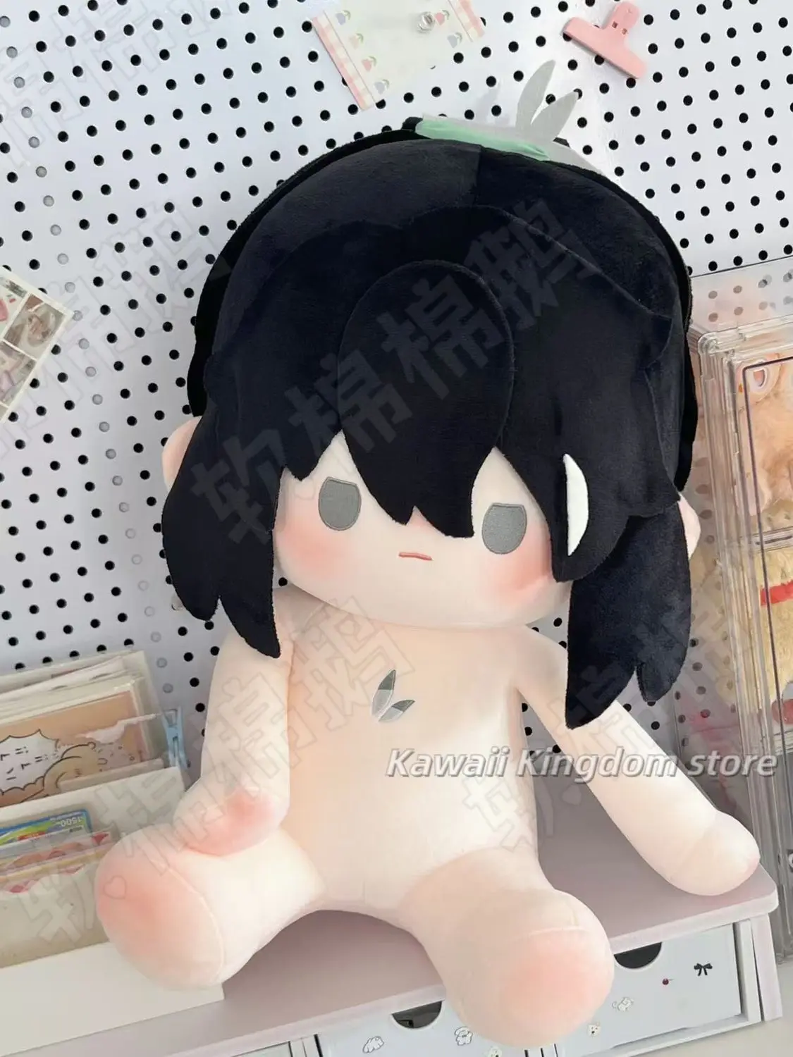 

QIUYUAN Attributes Wuthering Waves 40cm Anime Sitting Posture Figure Idol Plushies Pillows Birthday Pillow Cosplay Student Gift