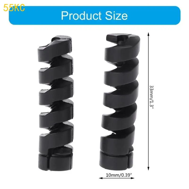 55KC 2x Protective Cover Cable Protector for Case for Smartphone USB Cables
