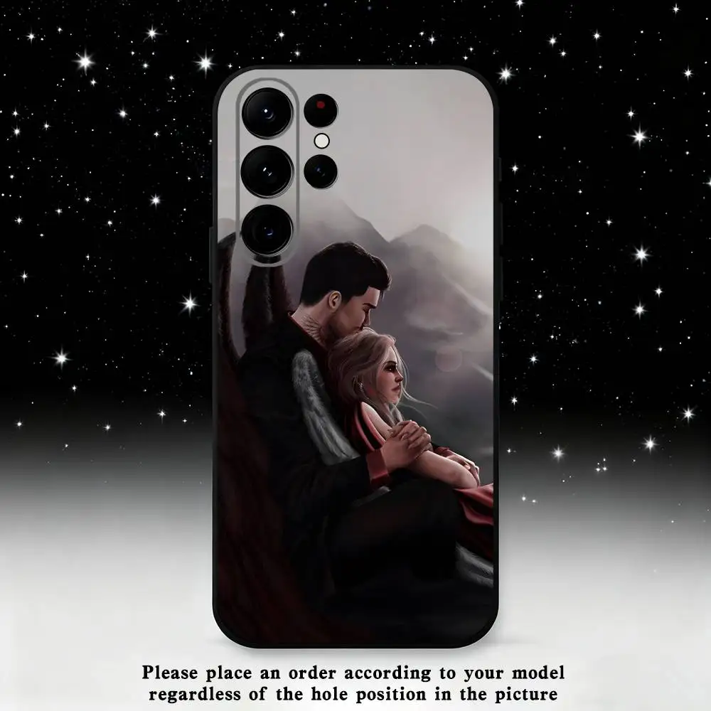 Funda de teléfono Game Romance Clubs para Samsung S25,S24 Ultra,S20,S30 plus,S22 plus,S23,S30 Ultra 5G, carcasa negra de silicona