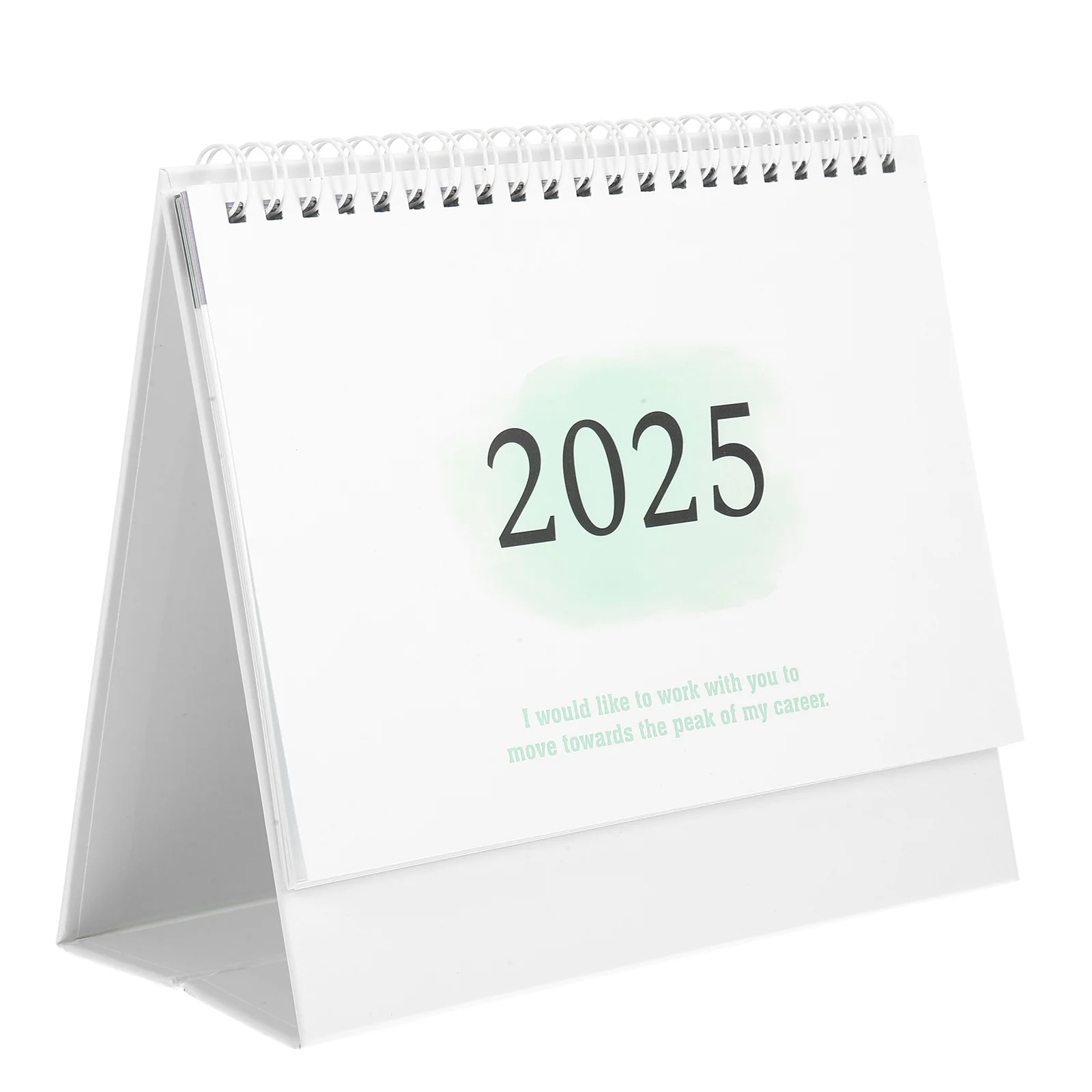 

2025 English Version Desk Calendar Material Monthly Note Tabletop Accessories Household Standing