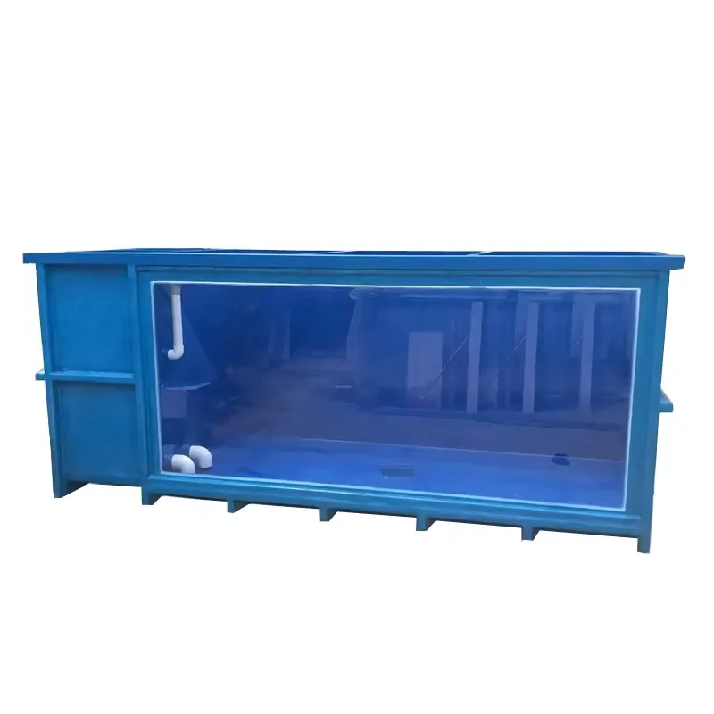 High strength FRP fiberglass fish tank water tank smooth resin adhesive coating surface customized product price as a deposit