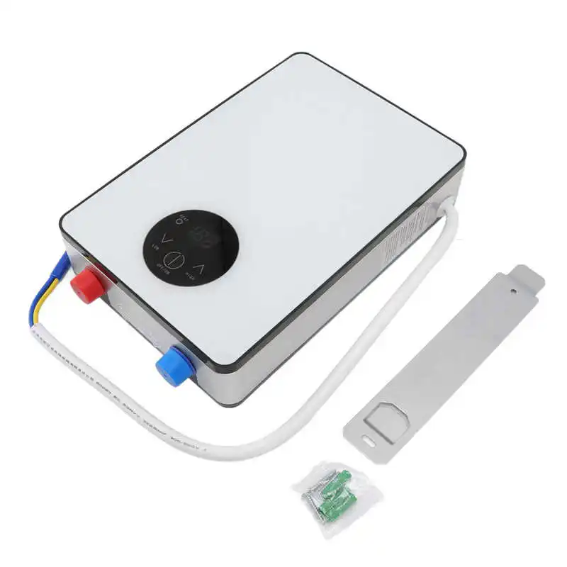 Tankless سخان المياه الكهربائية ، شاشة تعمل باللمس ، دش ، الماء الساخن ، حماية أكثر من درجة الحرارة ، 220 فولت ، 6500 واط