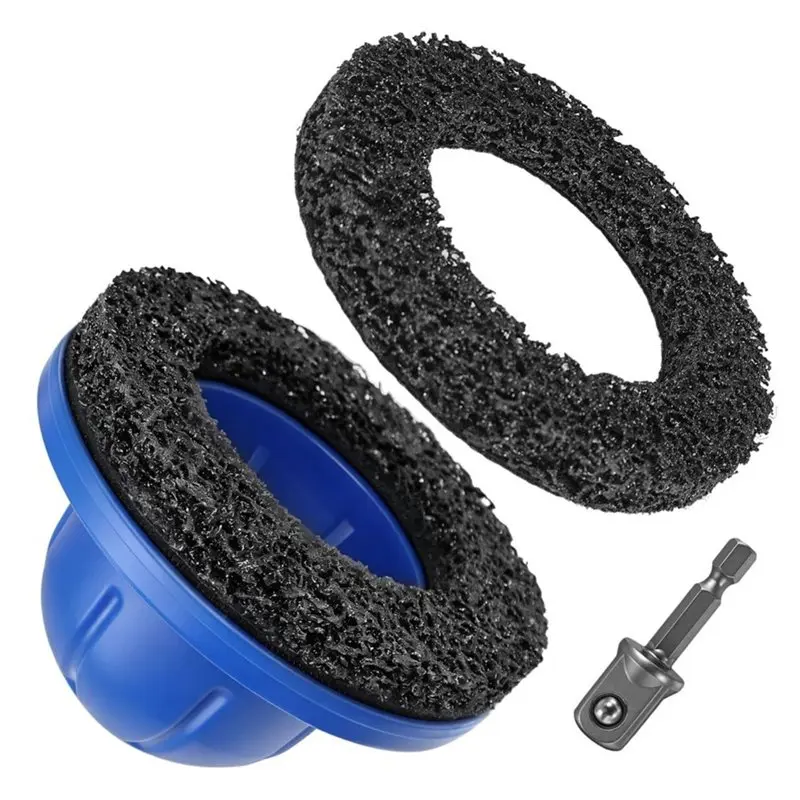 

A25F-Cordless Wheel Hub Grinder For Tire Rust Removal, Cleaning Rotor 150MM Wheel Hub Grinding Tool With 1/2" Extension Rod