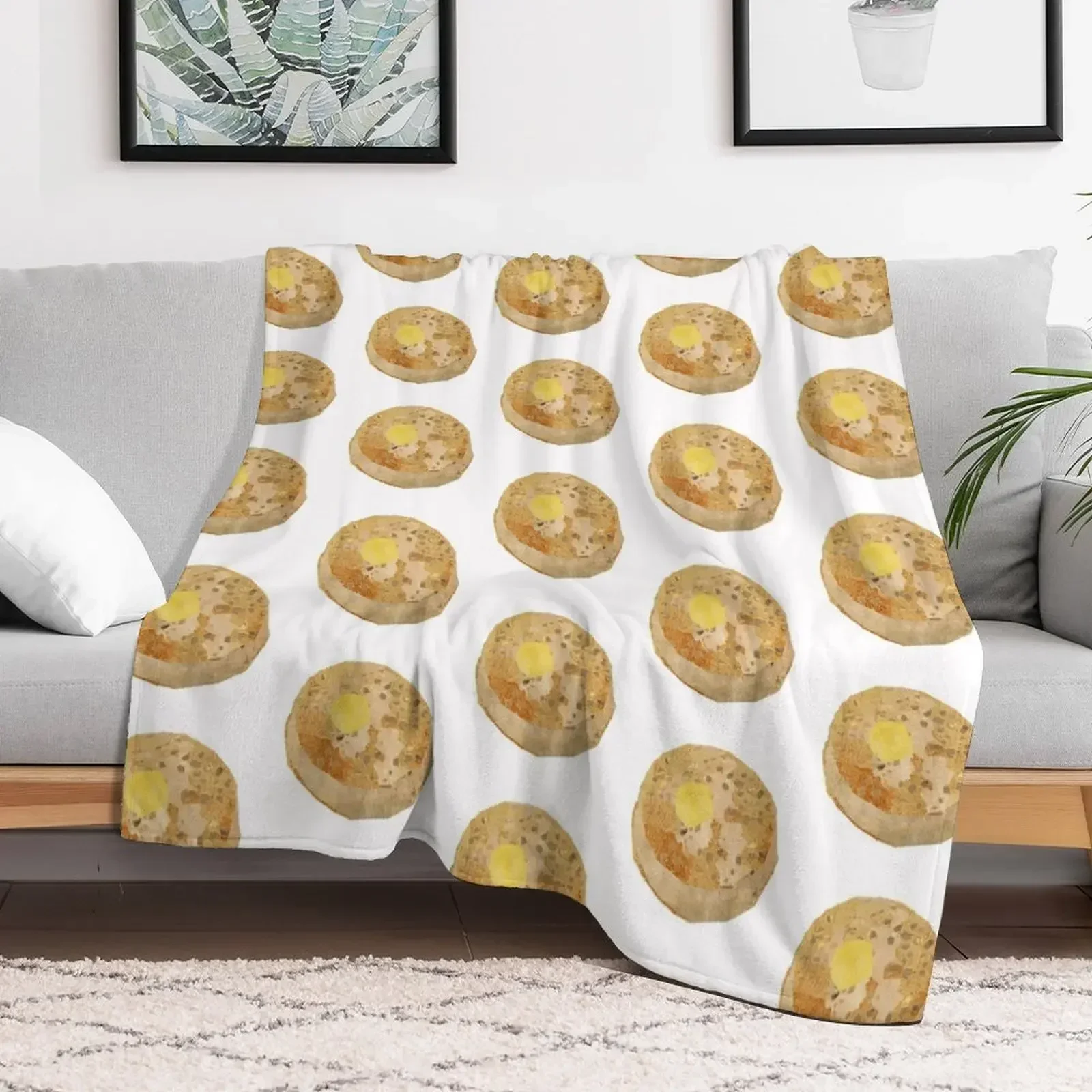 

Crumpet Throw Blanket Personalized Gift Thermals For Travel Flannels Polar Blankets Hair Multi-Purpose Blankets