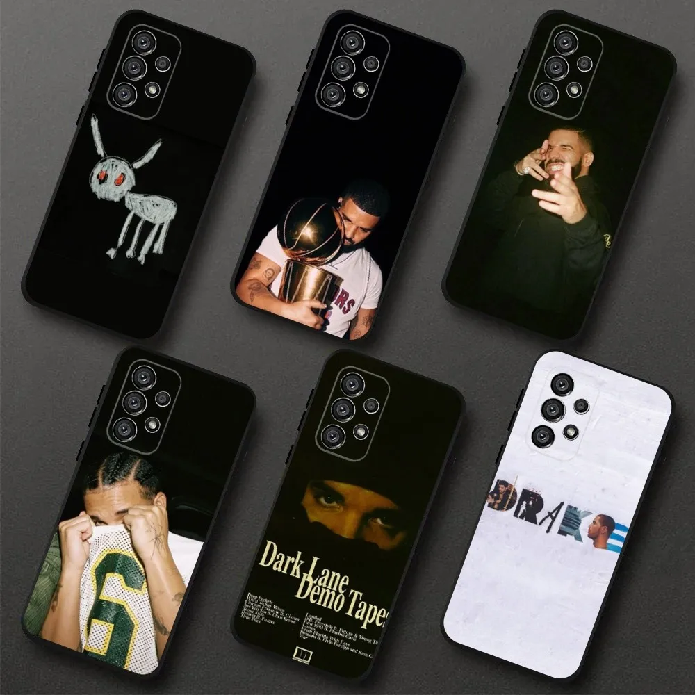

Rapper D-Drake Phone Case For Samsung Galaxy A20,A21s,A22,A31,A32,A52,A53,A72,73,A80,A91 Soft Black Cover