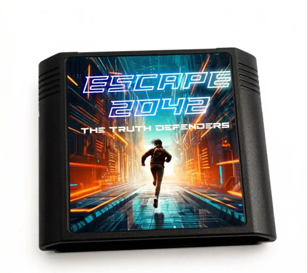 Carte de jeu Escape 2042 The Truth Defenders MD 16 bits pour console de jeu Mega Drive