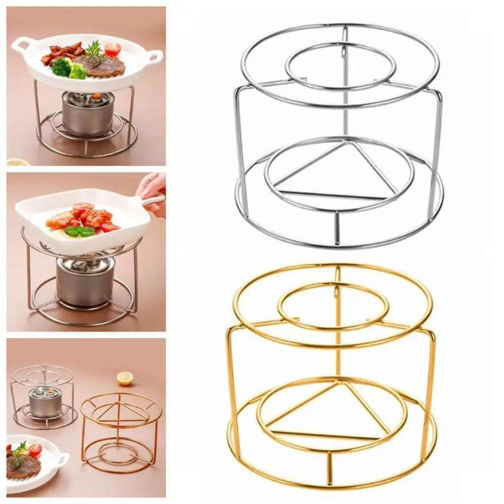 

Stainless Steel Stoves Burner Stand Portable Thickened Steel Wire Stoves Pot Holder Round Household Coffee Pot Bracket