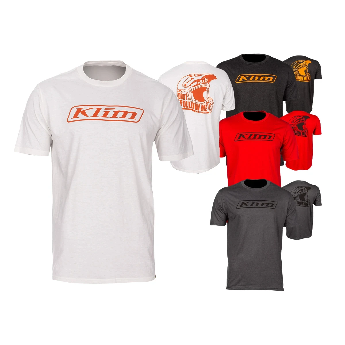 Klim Don't Follow Moto T-Shirt Cotton Graphic Printing High-end Luxury Unisex Style Both of Men and Women