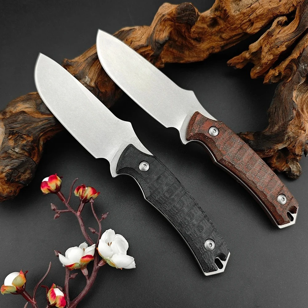 

FX616 High Hardness Wilderness Survival Straight Knife Hunting Jungle Adventure Exploration EDC Camping Tools Kydex Sheath