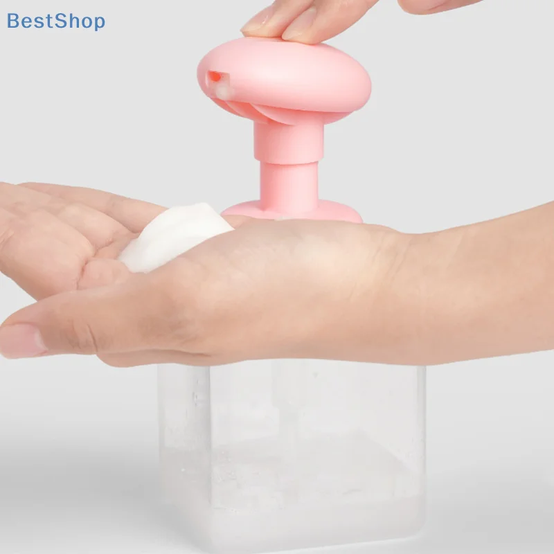 250 ml quadratische klare Flasche für flüssige Seife, Schlagsahne, Mousse-Punkte, Abfüllung, Shampoo, Lotion, Duschgel, Pumpflaschen für Seifenspender