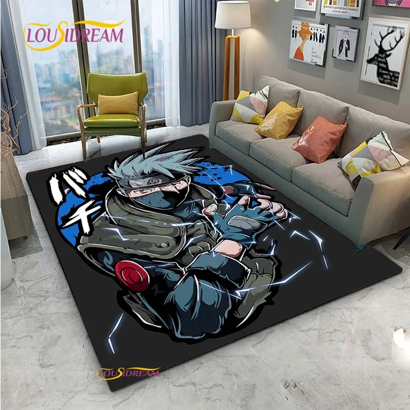 Bandai Naruto Cartoon Anime Carpet for Living Room Bedroom Cute Rugs Kitchen Door Kids Un-slip Floor Mats Alfombra Birthday gift