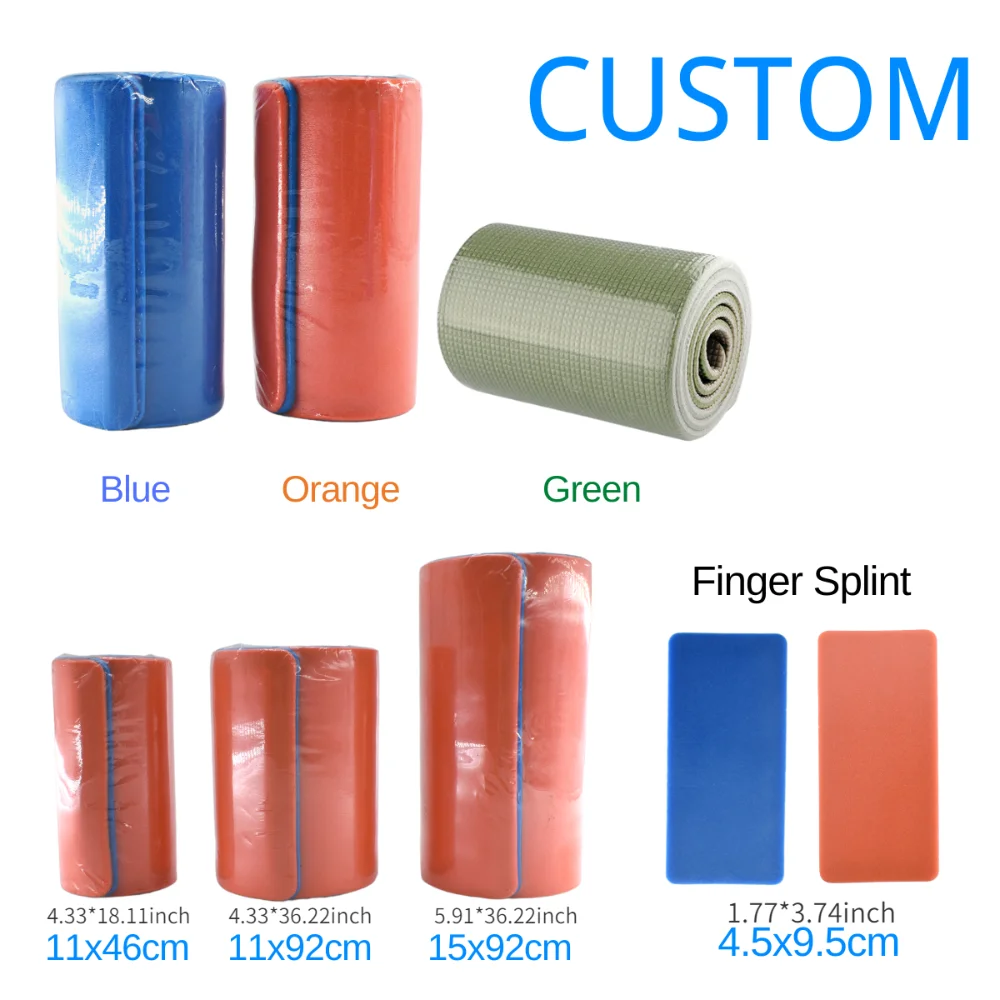 1Pc First Aid Medical Elbow Fracture Polymer Sam Flexible Foam Aluminum Rolled Splint Leg Wrist Fixed Fracture Rescue Protective