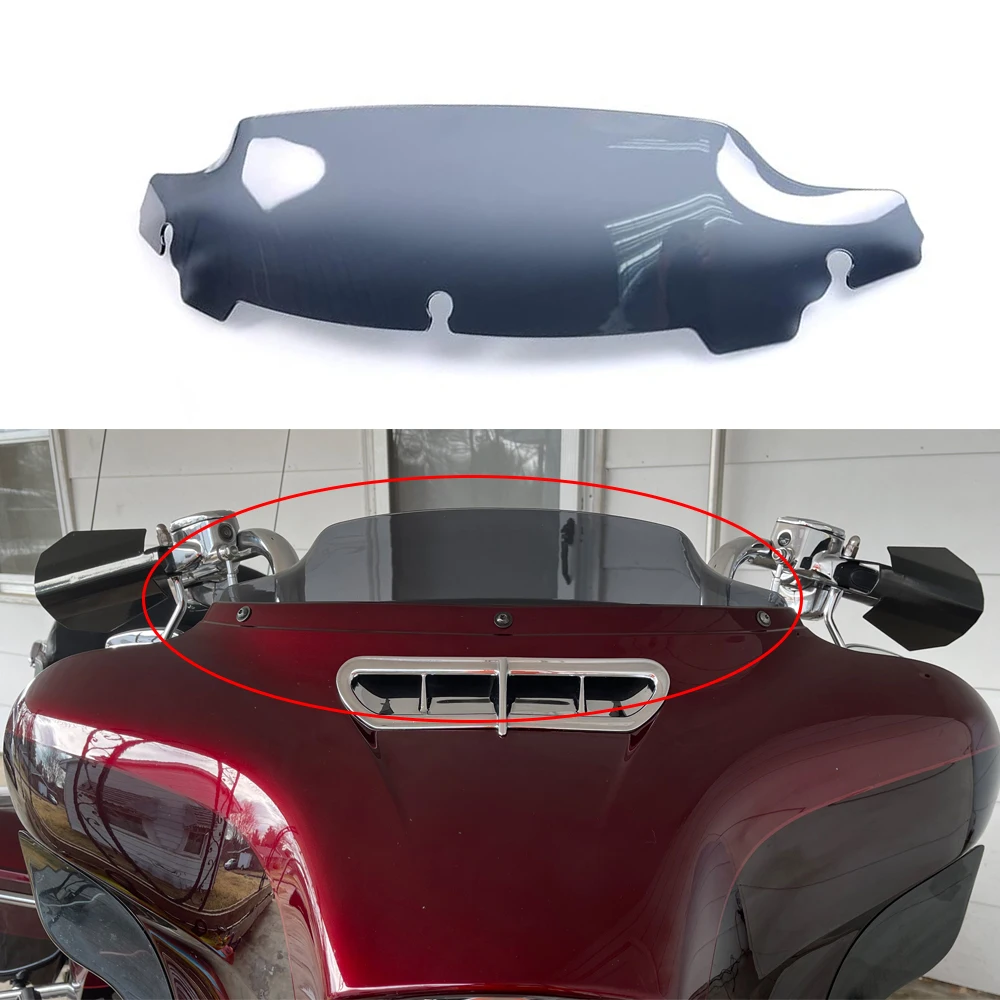1pc 4,5'' Windschutzscheibe Verkleidung Windschutzscheibe Abdeckung Für Harley Electra Street Glide Touring Ultra Limited 2014-2024