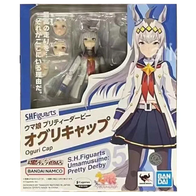 Bandai Genuine Figure Umamusume Pretty Derby Anime Figures SHF Oguri Cap Collection Model Action Figure for Kids Christmas Gifts