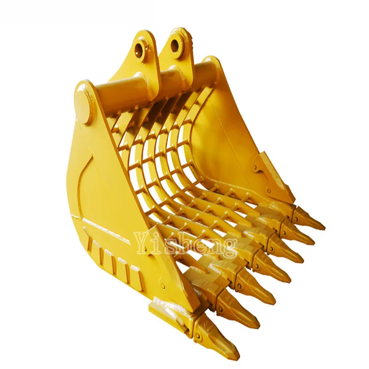 

Excavator spare parts mini excavator skeleton sieve bucket