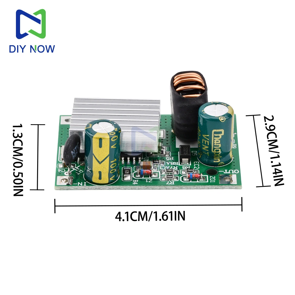 Módulo reductor DC-DC 16V-120V 9-120V 9-90V módulo reductor convertidor módulo de conversión de voltaje salida 12V 3A