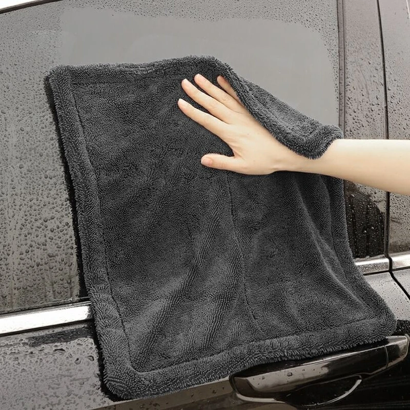 New Car Wash Towel 1200gsm Microfiber Double-Sided Ultra Absorbent Car Wash Cloth Cleaning Drying Towel Washing Accessories