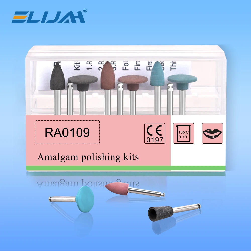 

RA0109 Dental Amalgam Polishing Kits Denspay Dental Silver Amalgam Repair Polishing Set Resin Porcelain Polishing Set