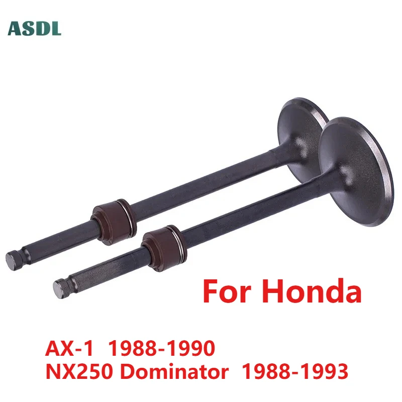 

For Honda AX-1 1988 1989 1990 NX250 Dominator 88 89 90 91 92 93 4.5mm Motorcycle Engine Parts Intake Exhaust Valve Stem Kit