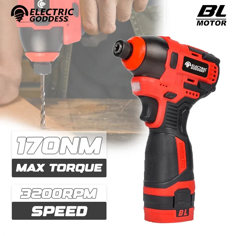 80N.m 16.8V Brushless Electric Screwdriver Cordless Knockable Driller 4 80N.m 16.8V Brushless Electric Screwdriver Cordless Knockable Driller